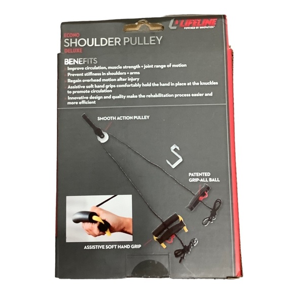 Lifeline Econo Shoulder Pulley Deluxe Portable Resistance Trainer Home Exercise - Picture 2 of 8